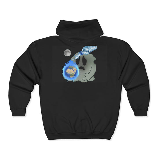 Space Graphic Zip Hoodie — &